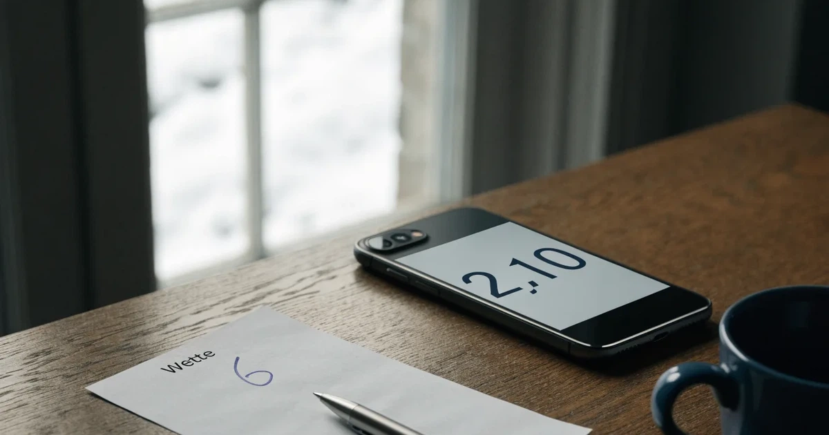 Eine Skisprungschanze im Flutlicht, aus dem Tal gesehen, der Hang liegt im Schnee.