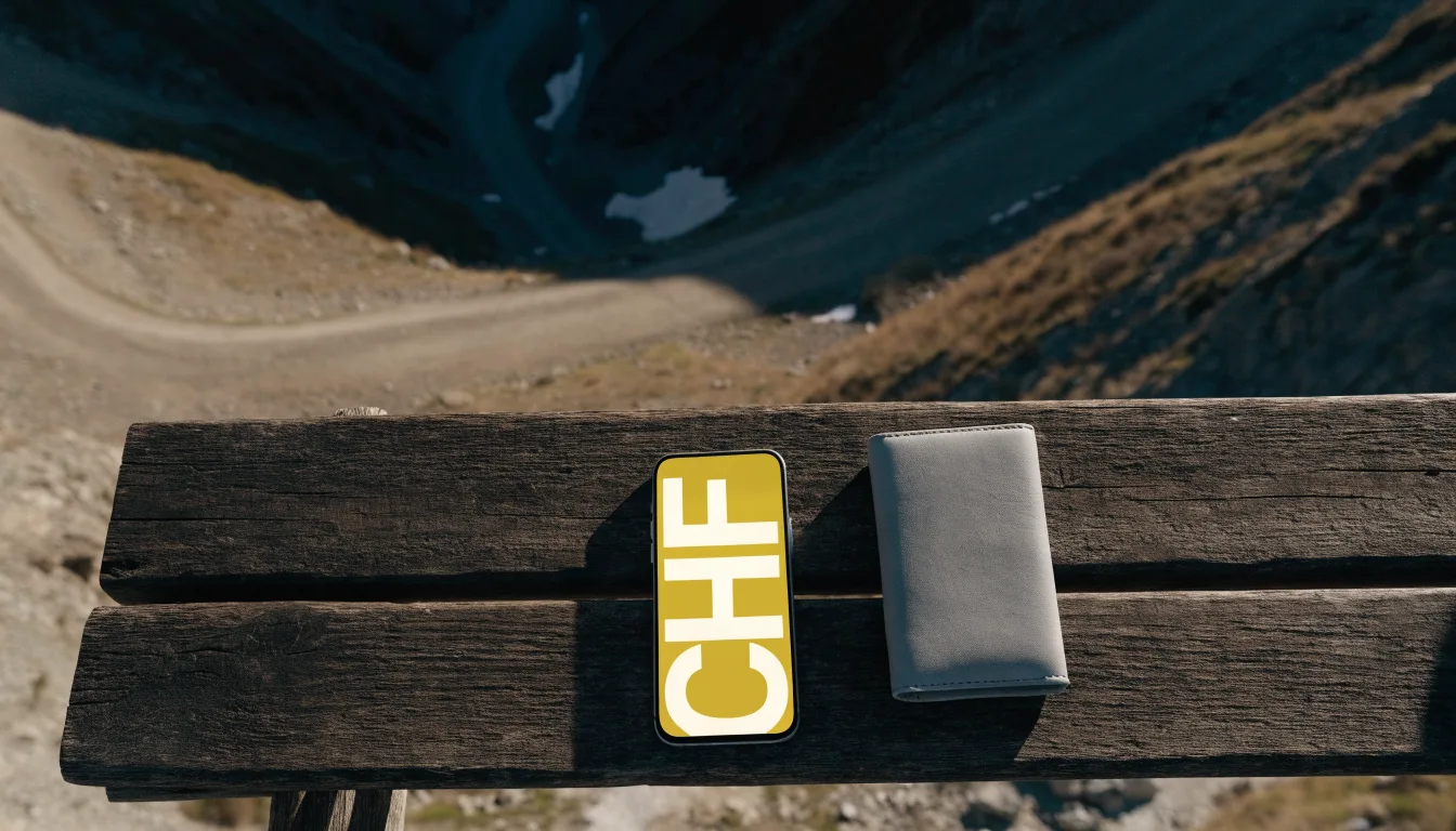 Ein Bergpass in den Schweizer Alpen mit leerer Strasse und Schneeresten am Rand im ersten Frühlicht.