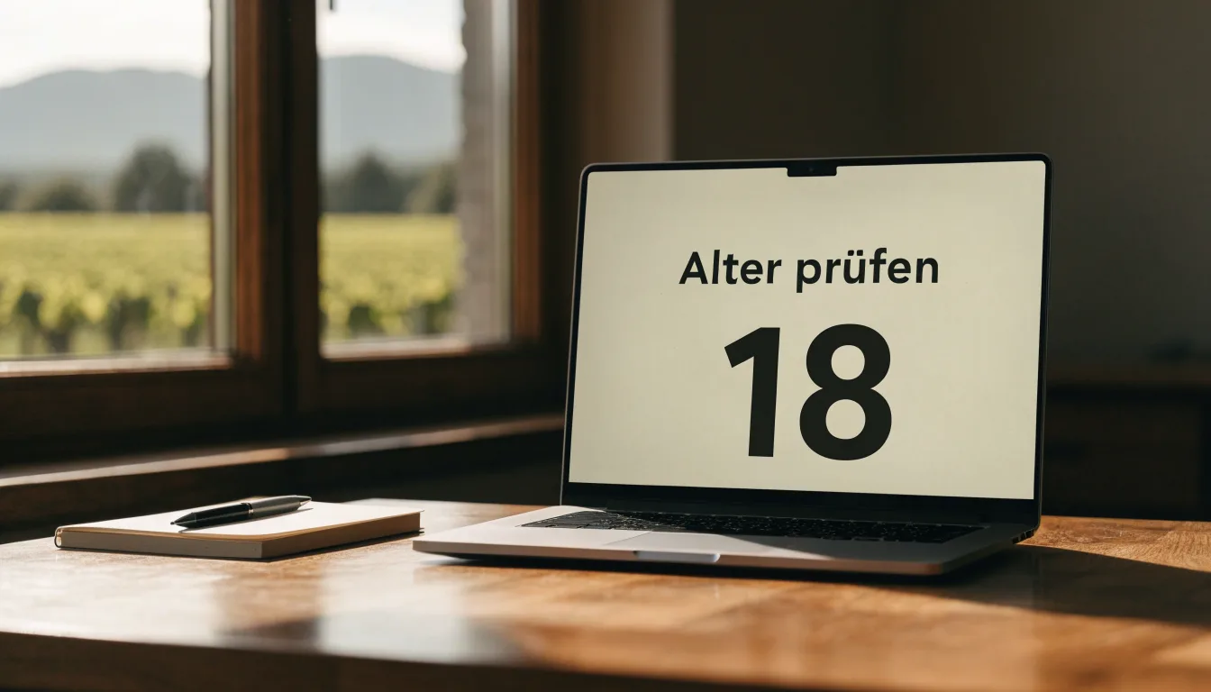 Eine Rennstrecke aus der Ferne zwischen Weinbergen und einer Bergkette, Dunst liegt am frühen Morgen über dem Asphalt.