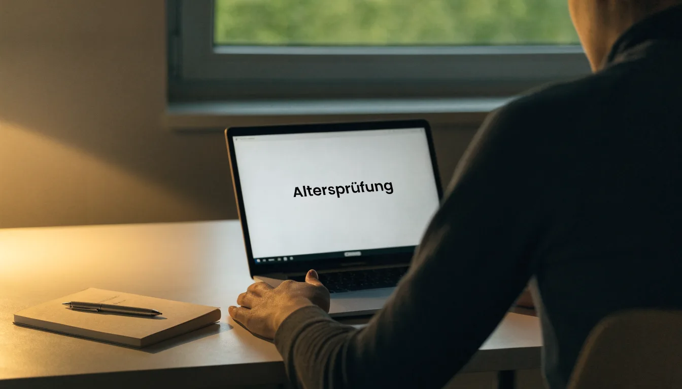 Ein Torpfosten mit Netz in Nahaufnahme, Regentropfen perlen am Gewebe, dahinter liegt Rasen im Dunst.