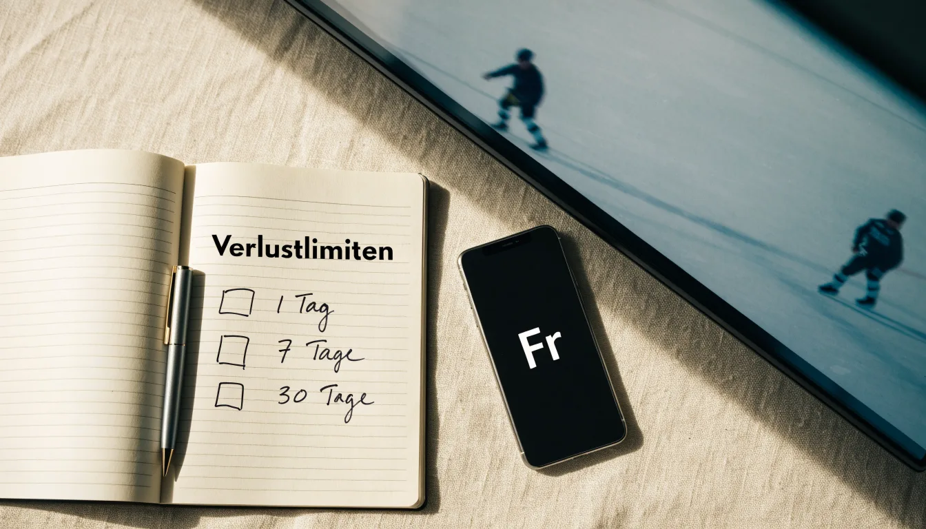 Ein Eishockeypuck liegt in Grossaufnahme auf glatter Eisfläche, im Eis spiegeln sich Hallenlichter.